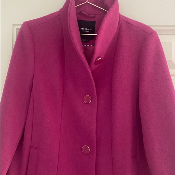 Kate Spade stand collar wool coat - Picture 6 of 8